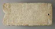 plaque de loculus ; inscription, image 1/4