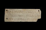 plaque de loculus ; inscription, image 2/2