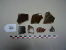 Lot de 7 tessons à glaçure brune, image 2/2