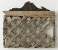 Grille de fenêtre à treillis en deux parties (moucharabieh), image 1/3