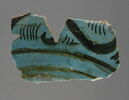 Fragment de paroi de coupe au pétal flanqué de 2 médaillons, image 1/2