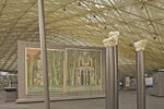 Panneau au baldaquin, relevé des mosaïques de la Grande Mosquée de Damas, image 2/10