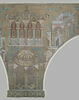 Panneau écoinçon avec un pavillon, relevé des mosaïques de la Grande Mosquée de Damas, image 6/7