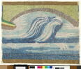 Panneau aux vagues, relevé des mosaïques de la Grande Mosquée de Damas, image 2/3