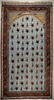Tenture (qalamkar) à niche meublée de touffes fleuries, image 2/2