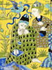 Panneau de revêtement mural : personnages masculins au bord d'un ruisseau
ou : Panneau aux quatre mystiques, image 3/11