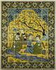 Panneau de revêtement mural : personnages masculins au bord d'un ruisseau
ou : Panneau aux quatre mystiques, image 11/11