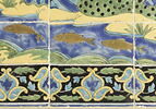 Panneau de revêtement mural : personnages masculins au bord d'un ruisseau
ou : Panneau aux quatre mystiques, image 10/11