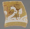Paroi d'une coupelle évasée à décor d'inscription en réserve, image 2/3