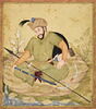 Guerrier moghol (page d'album), image 2/7