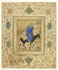 Mollah monté sur un âne (page d'album), image 5/5