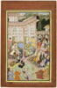 Entrevue de Babur avec Badi al-Zaman Mirza (page d'un 