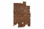 Fragment de tapis à décor d'arabesques et de fleurs de lotus dit 