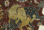 Fragment de tapis au combat d'animaux mythiques, image 2/5