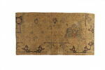 Fragment de tapis à décor de médaillons à bords découpés compris dans des rinceaux, image 1/2