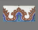 Carreau de bordure aux lambrequins feuillus, image 1/2