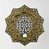 Applique en forme d'étoile à dix pointes, image 1/4