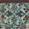 Carreau aux rosettes et oeillets formant un réseau cruciforme, image 2/2