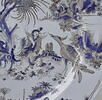 Grand bassin d'apparat à décor chinois en camaïeu bleu et manganèse, image 4/5