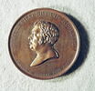 Médaille : Poète Krylov, 1838., image 2/2