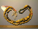 collier ; perle tubulaire ; perle sphérique ; perle irrégulière ; perle biconique, image 2/2
