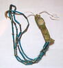 collier à pendentif ; collier à 2 rangs ; perle tubulaire ; amulette, image 3/4
