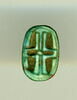 perle en pastille ovale  ; scaraboïde, image 1/2