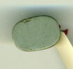 perle en pastille ovale ; chaton de bague, image 2/2