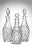 Carafe à liqueur avec bouchon, d'un lot de trois carafes, image 2/2
