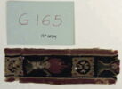 bande décorative d'habillement ; fragment, image 2/2
