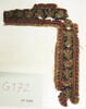 bande décorative d'habillement ; fragment, image 2/2
