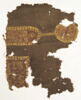 bande décorative d'habillement ; tabula ; fragment, image 2/2