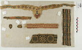 bande décorative d'habillement ; décor de textile ; fragments, image 1/2