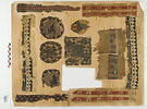 bande décorative d'habillement ; orbiculus ; tabula ; fragments, image 2/2