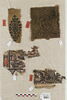 tabula ; décor de textile ; fragments, image 1/3