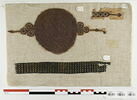 orbiculus ; bande décorative d'habillement ; clavus ; fragments, image 1/2