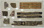 bande décorative d'habillement ; bande de poignet ; tabula ; fragments, image 2/2