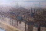 Vue cavalière de Paris, prise au-dessus du Pont Royal, vers la Cité, image 1/3