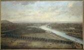 Vue cavalière de Paris, prise au-dessus des Champs Elysées, image 2/2