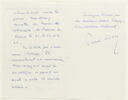 Lettre autographe signée Paul Signac à Jean Sergent, 19 mars, image 2/2