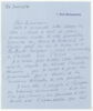 Lettre autographe signée Delacroix à Augustin Varcollier, 20 mai 1840, image 1/2