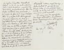 Lettre autographe signée Delacroix à Augustin Varcollier, 22 janvier 1842, image 1/2