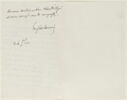 Lettre autographe signée Delacroix à Augustin Varcollier, 24 février, image 1/2