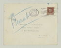 Enveloppe avec textes autographes, image 1/2