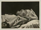 Maurice Denis sur son lit de mort, peinture de Jean Bersier, image 1/2