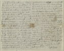 Lettre autographe signée destinée à Felix GUILLEMARDET, 17 octobre 1831, image 1/2
