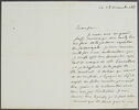 Lettre autographe signée Eug. Delacroix destiné à M. Pelouze (?), 28 décembre 1861, image 2/2