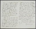 Lettre autographe signée Eug. Delacroix destiné à M. Pelouze (?), 28 décembre 1861, image 1/2