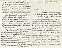 Lettre autographe signée Delacroix à Laurent Matheron, 10 décembre 1855, image 1/2