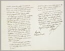Lettre autographe signée Pierre-Antoine Berryer à Eugène Legrand, Augerville, 16 août, image 2/2